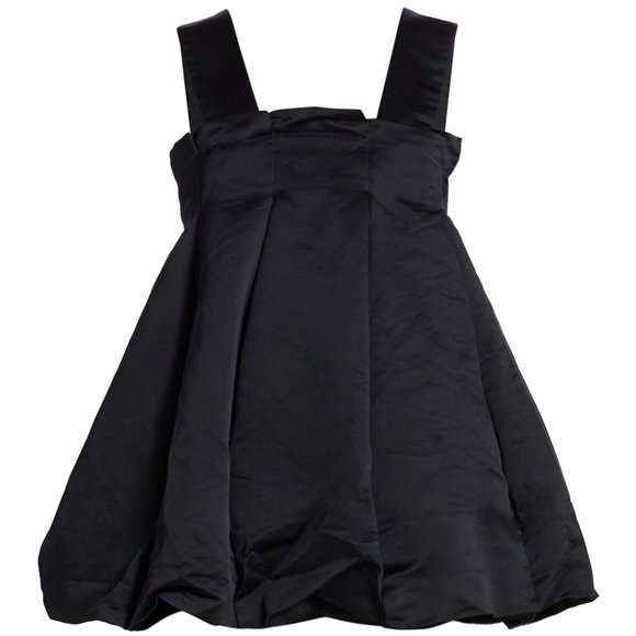 Comme des Garcons Tops - Comme des Garcons Satin Black A-Line Top / w/Tags